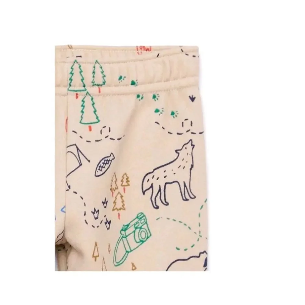 Garanimals Baby Boys Print Fleece Joggers Size 6-9 M New